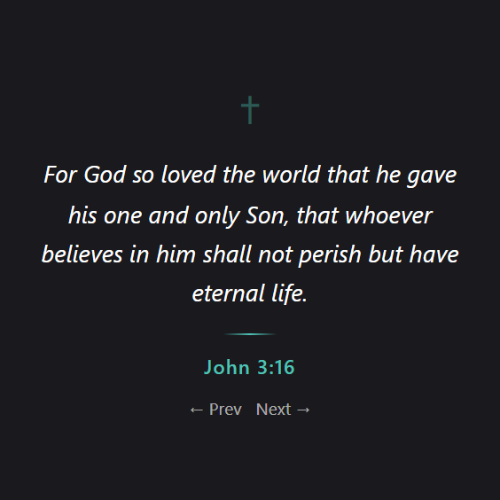 Bible Verse widget preview