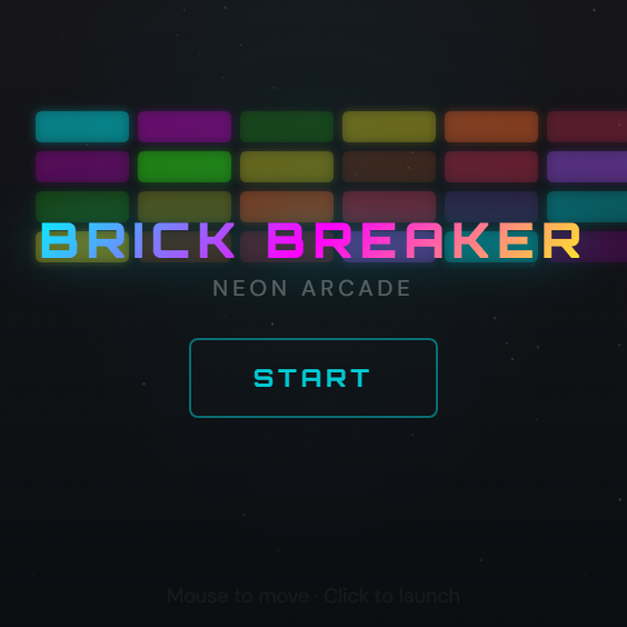 Brick Breaker widget preview
