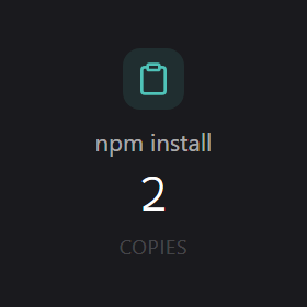 Clipboard Monitor widget preview