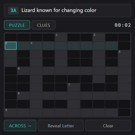 Daily Crossword widget preview