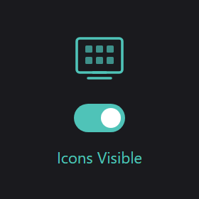 Desktop Icons widget preview
