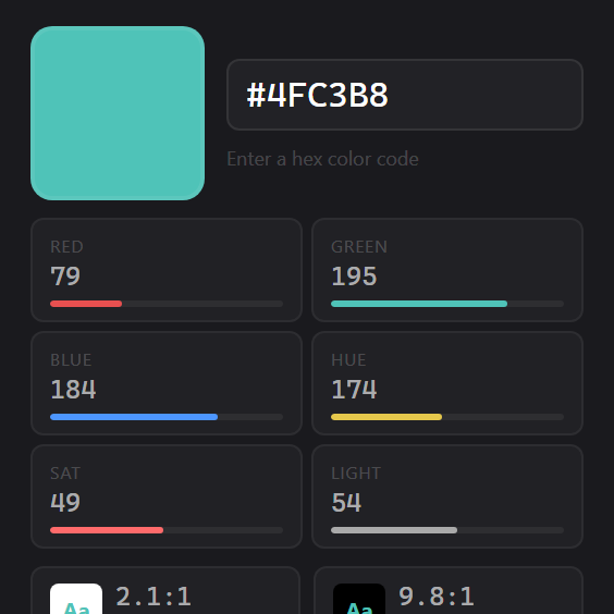 Hex Viewer widget preview
