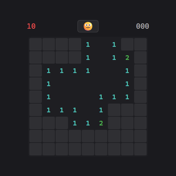 Minesweeper widget preview