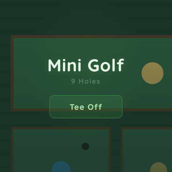 Mini Golf widget preview