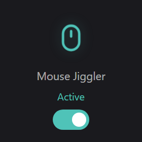 Mouse Jiggler widget preview