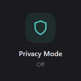 Privacy Screen widget preview