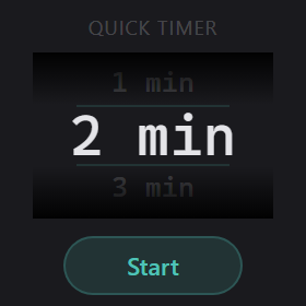 Quick Timer widget preview