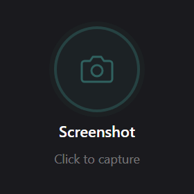 Screenshot widget preview