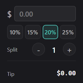 Tip Calculator widget preview