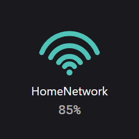 Wi-Fi Signal widget preview